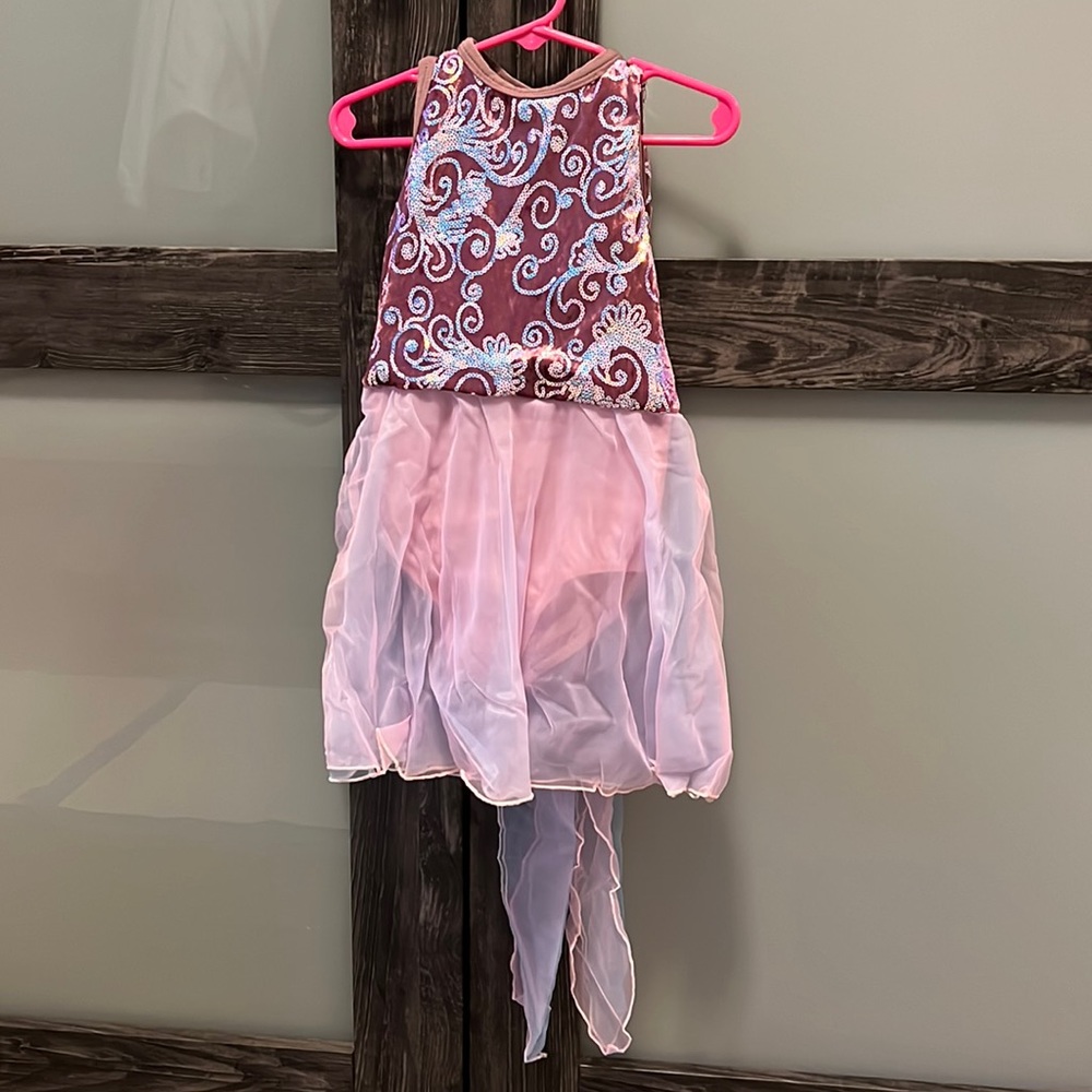 Girls Lyrical Dance Costume Size: SC